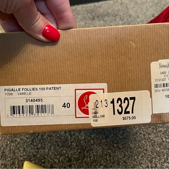 Christian Louboutin 100 mm heels great condition size 40 - Picture 12 of 12